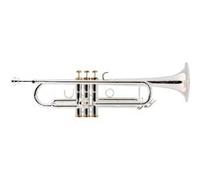Lechgold Trompette Jazz en Sib Laiton Argentée 3 Piston Set Embouchure Housse