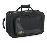 Étui Léger Lechgold Pour Bugle Bb - Lightcase Pour Tous Les Bugles Courants Avec Soupapes Perinet - Rembourrage Thermique - Poche Extérieure - Harnais De Sac À Dos - Embouchure Et Accessoires - Noir