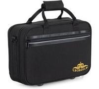 Housse pour Clarinette Sib avec Doigté Allemand Etui Sac Valises Robuste Noir