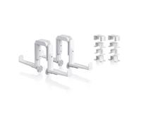 Lechuza - Accessoires pour jardinière de Balcon Duo, kit d'adaptateurs (4 pièces) Blancs, 4,5 x 48 x 20 cm, pour jardinière de Balcon Balconera 19025, Blanc.