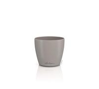 LECHUZA Classico Color 10 Deco 16662 Pot de Table Marron Sable Surface Mate Ø 11 x 10 cm