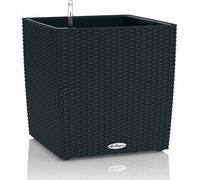 LECHUZA Cube Cottage 50 Noir Graphite 15393