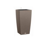 Lechuza Cubico Cottage 30 Brun Sable 15158 - Pot De Fleurs Style Chalet 4 Litres Multicolore