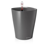 Lechuza Deltini Kit Complet Anthracite Métallisé, Ø 14 x 18 cm