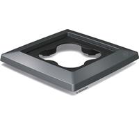 LECHUZA-Dessous-de-plat à roulettes CUBICO 40 Anthracite métallique | 13417