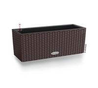 LECHUZA Jardinière - Balconera Cottage 50 - 50 x 19 x 19 cm - 8 L - Kit complet - Moka