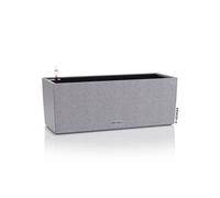 Lechuza - Pot de Fleurs d’Extérieur et d'Intérieur - Stone Balconera - Réserve d'Eau Intégrée - Coloris Gris Pierre - 50 × 19 × 19 cm