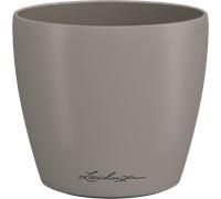 Lechuza Classico Color 14 Deco 16682 Pot de Table Marron Sable Surface Mate Ø 15 x 13,5 cm