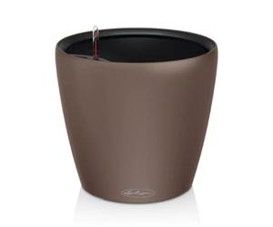 Lechuza Jardinière Classico Color LS Muscade avec système d'irrigation - Diamètre : 22 x 20 cm - 14263