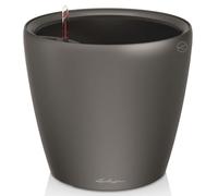 Lechuza - Pot de Fleurs d'Interieur - Premium Classico Ls - Réserve d'Eau Intégrée - Coloris Anthracite - Ø 28 X 26 cm