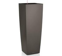 LECHUZA Jardiniere Cubico Alto 40 ALL-IN-ONE Charbon 18233
