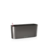 Lechuza Jardinière DELTA 10 Premium - anthracite métallisé