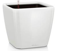 Lechuza Jardinière QUADRO Premium LS 50 - Blanc brillant