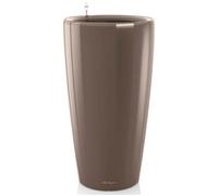 LECHUZA Jardinière Rondo 32 ALL-IN-ONE Taupe haute brillance 15784