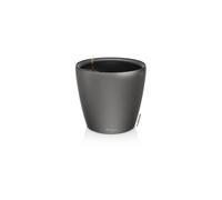 LECHUZA-Pot à réserve d’eau anthracite métallis Lechuza Classico LS kit complet premium - diamètre 43 x H 40 cm