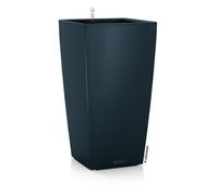 LECHUZA-Pot à réserve d’eau gris ardoise Lechuza Cubico color kit complet Trend - 22 x 22 x 41 cm