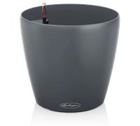 Lechuza Classico Color ECO 43 Pot de Fleurs en Plastique PCR à arrosage Automatique avec indicateur de Niveau d'eau Gris 42 x 39,5 cm 33 l