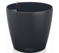 LECHUZA CLASSICO Color 21, gris ardoise, plastique de haute qualité, système d'irrigation inclus, pour une utilisation intérieure et extérieure, 13184