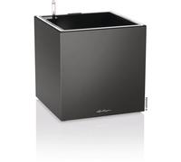 Pot de fleur LECHUZA Canto Premium Cube 40 - kit complet LED, anthracite métallisé