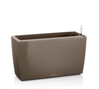 Lechuza Pot de Fleurs CARARO Premium - Taupe brillant