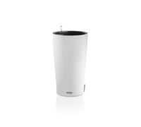 LECHUZA Pot de fleurs - Cilindro color 32 - Ø 32 x 56 cm - 13 L - Kit complet - Blanc
