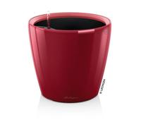 Lechuza - Pot de Fleurs d'Interieur - Premium Classico Ls - Réserve d'Eau Intégrée - Coloris Rouge Scarlet - Ø 21 X 20 cm