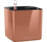 Lechuza Pot de Fleurs CUBE Premium 14 - Spicy copper highgloss