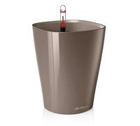 Lechuza Pot de Fleurs DELTINI Premium - taupe brillant