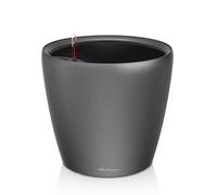 Lechuza - Pot de Fleurs d'Interieur - Premium Classico Ls - Réserve d'Eau Intégrée - Coloris Anthracite - Ø 28 X 26 cm