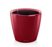 Lechuza - Pot de Fleurs d'Interieur - Premium Classico Ls - Réserve d'Eau Intégrée - Coloris Rouge Scarlet - Ø 21 X 20 cm