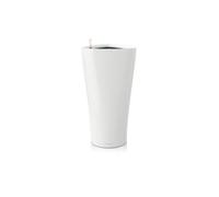 Lechuza - Pot de Fleurs d'Interieur - Premium Delta - Réserve d'Eau Intégrée - Coloris Blanc - 40 x 40 x 75 cm