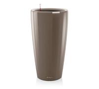 Lechuza - Pot de Fleurs d'Interieur - Premium Rondo - Réserve d'Eau Intégrée - Coloris Taupe - Ø 40 x 75 cm