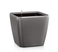 LECHUZA Pot Quadro Premium LS 50 - kit Complet, Anthracite Métallisé 50 cm