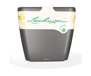 LECHUZA Pot Quadro Premium LS 50 - kit Complet, Anthracite Métallisé 50 cm