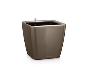Lechuza Premium 21 Ls Quadro Pot Avec Système D'Arrosage Taupe