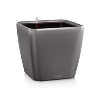 Lechuza Quadro Premium LS 21 Kit Complet, Plastique, Anthracite Métallisé, 21 x 21 x 20 cm