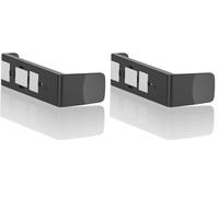 Lechuza - Support d'Interieur magnétique pour modèle Cube Glossy - Magnétique - Coloris Noir - 4 x 6 x 14 cm (Lot de 2)