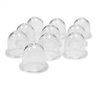 Lecimo Ampoule d'amorçage universelle pour carburant à essence, grand réservoir d'huile de carburateur pour tondeuse, souffleur, débroussailleuse, cutter, haie, tronçonneuse