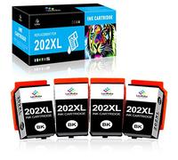 LeciRoba 202xl pour Cartouche epson 202 et Cartouche epson 202xl,pour Epson Expression Premium XP-6100 XP-6105 XP-6005 XP-6000 imprimante (4 Paquets)