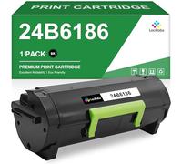 LeciRoba 24B6186 Cartouche de toner de rechange pour imprimante laser Lexmark 24B6186 LEX_24B6186 pour imprimante laser Lexmark M3150 XM3150 XM3150h (16 000 pages, 1 pièce)