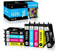 LeciRoba 502XL pour Encre et Cartouches Epson 502XL, WF-2860 et XP-5100, compatible avec Epson XP-5100/5105/5150/5155, WF-2860/2865/2880/2885 (9 paquets)