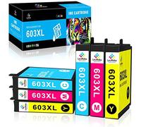 LeciRoba 603xl pour Cartouche epson 603 603 XL et Cartouche epson 603xl ,pour Epson XP 2100 XP 2150 XP 3100 XP 3150 XP 4100 XP 4150 Workforce WF 2810 WF2820 WF 2840 WF 2870 imprimante ( 6 Paquets )
