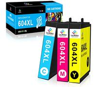LeciRoba 604xl pour Cartouche epson 604 et Cartouche epson 604xl,pour Epson Expression Home XP-2200 XP-2205 XP-3200 XP-3205 XP-4200 XP-4205 WF-2910DWF WF-2930DWF WF-2935DWF WF-2950DWF (3 Paquets)