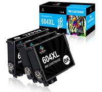 LeciRoba 604xl pour Cartouche epson 604 et Cartouche epson 604xl,pour Epson Expression Home XP-2200 XP-2205 XP-3200 XP-3205 XP-4200 XP-4205 WF-2910DWF WF-2930DWF WF-2935DWF WF-2950DWF (3 Paquets)