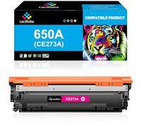 LeciRoba 650A CE273A Cartouche de toner magenta pour imprimante HP 650A CE272A pour HP Laserjet Enterprise CP5525 CP5525 CP5525dn CP5525n CP5525xh M750 M750dn M750n M750xh Magenta