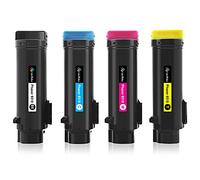 LeciRoba 6510 6515 Toner pour Xerox Phaser 6510 Xerox WorkCentre 6515 106R03480 106R03690 106R03691 106R03692 106R03477 106R03478 106R0 3479 106R03476 (BK : 5500 pages, C : 4300 pages, lot de 4)