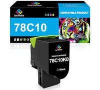 LeciRoba 78C10 Cartouche de toner de rechange pour imprimante Lexmark 78C10K0 78C10 pour imprimante CS421dn CS521dn CS622 CS622de CX421adn CX522 CX522ade CX622ade CX625ade CX625adhe Noir
