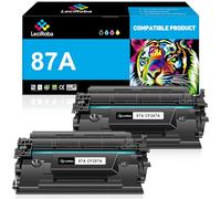 LeciRoba 87A CF287A Lot de 2 cartouches de toner de rechange pour HP 87A CF287A pour HP Laserjet Enterprise M506 Series M506n M506x M506dn, MFP M527 Series m527c, Pro M501 Series M501n M501dn (noir)