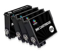 LeciRoba Cartouche pour epson 603xl pour epson XP 2100 XP 2150 XP 3100 XP 3150 XP 4100 XP 4150 Workforce WF 2810 WF2820 WF 2840 WF 2870 imprimante (4 Noirs)