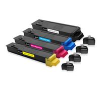 LeciRoba TK8115 TK-8115 Lot de 4 toners pour Kyocera TK8115 TK-8115K TK-8115C TK-8115M TK-8115Y pour imprimantes Kyocera ECOSYS M8124 M8124cidn M8130 M8130cidn